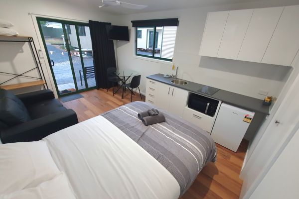 Deluxe Studio Living Area 2