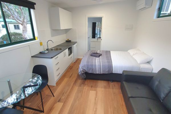 Deluxe Studio Living Area